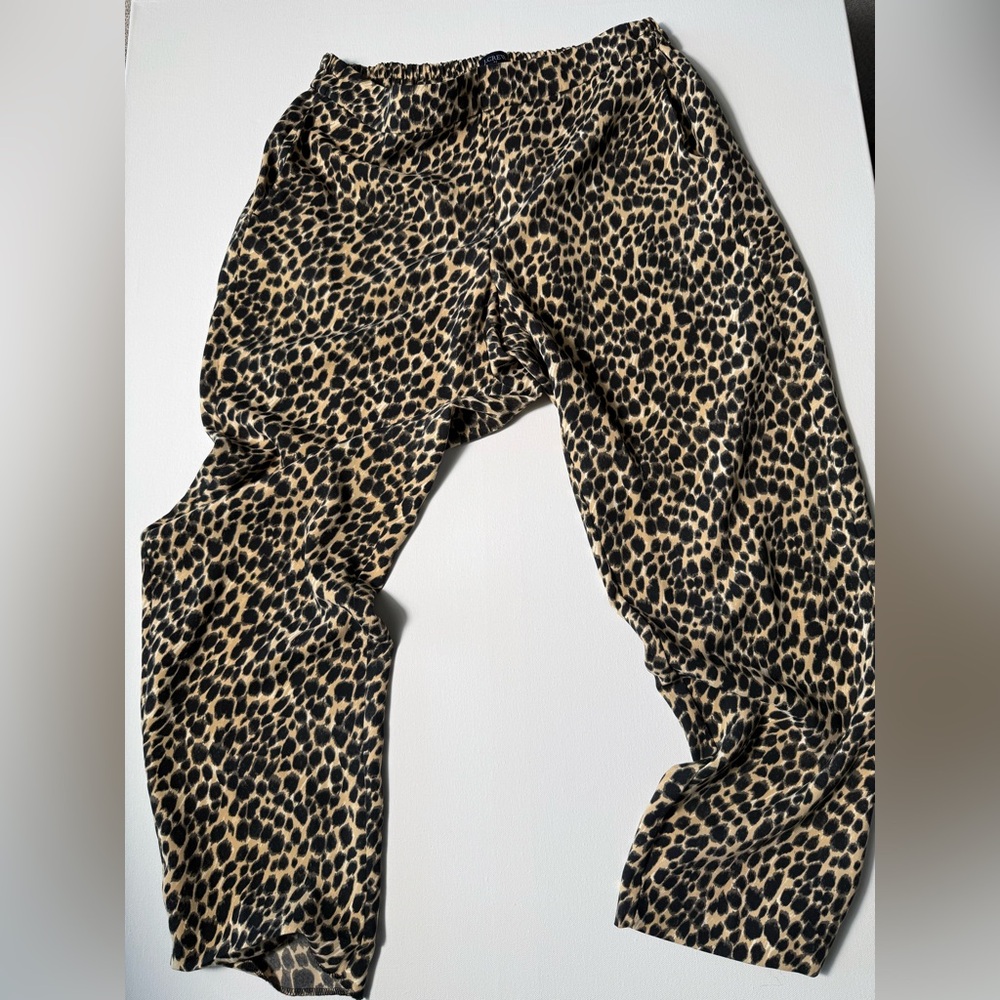 JCrew Leopard Print Jamie Pants